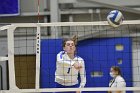 Volleyball vs Babson  Wheaton Women's Volleyball vs Babson College. - Photo by Keith Nordstrom : Wheaton, Volleyball, VB